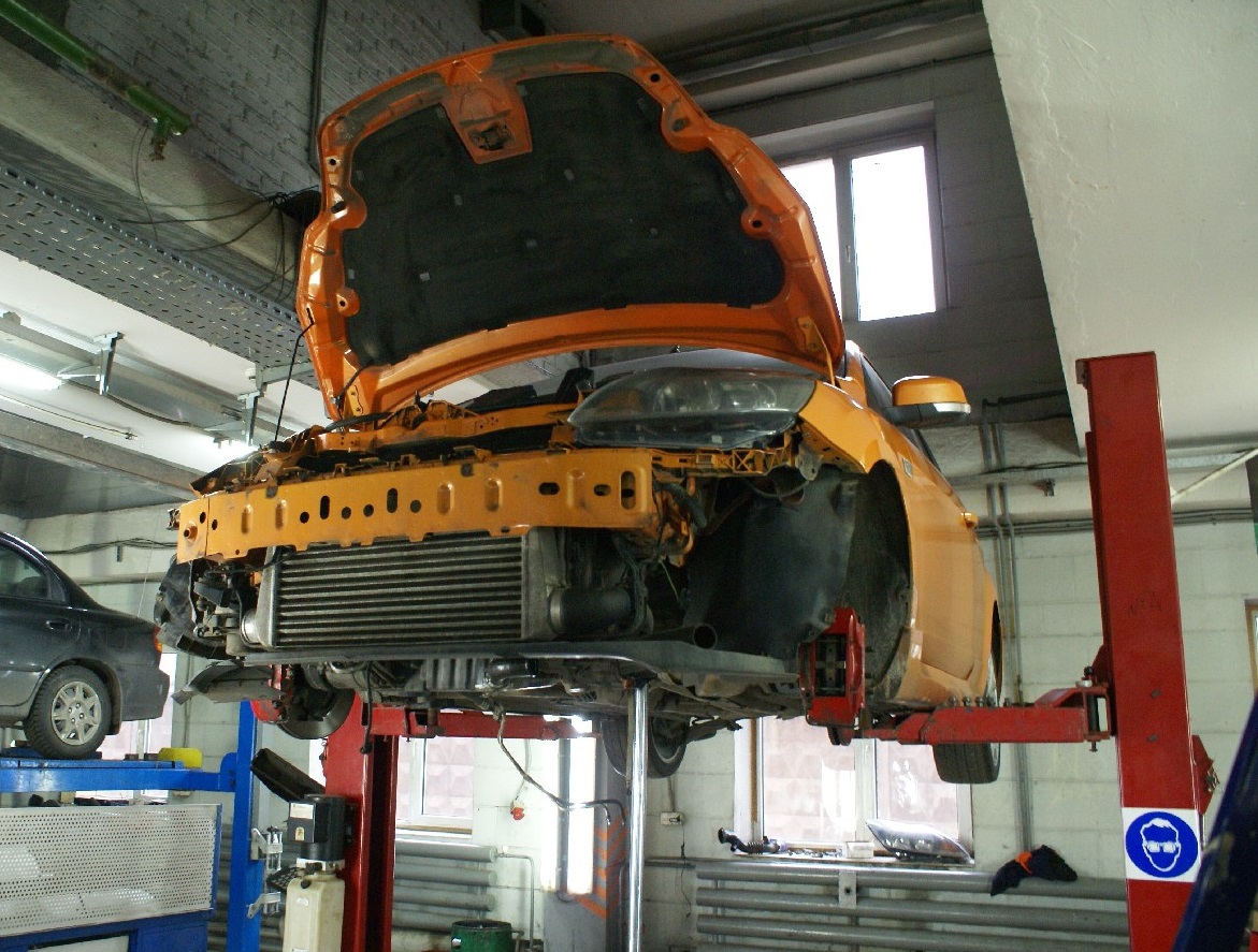 форд фокус ремонт бампера 1