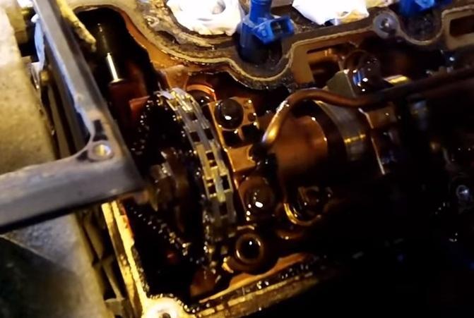 цепной привод ГРМ на двигателе