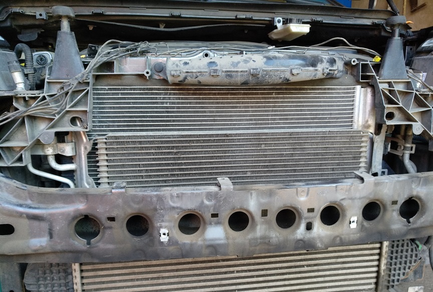 Подготовка к промывке радиаторов Форд