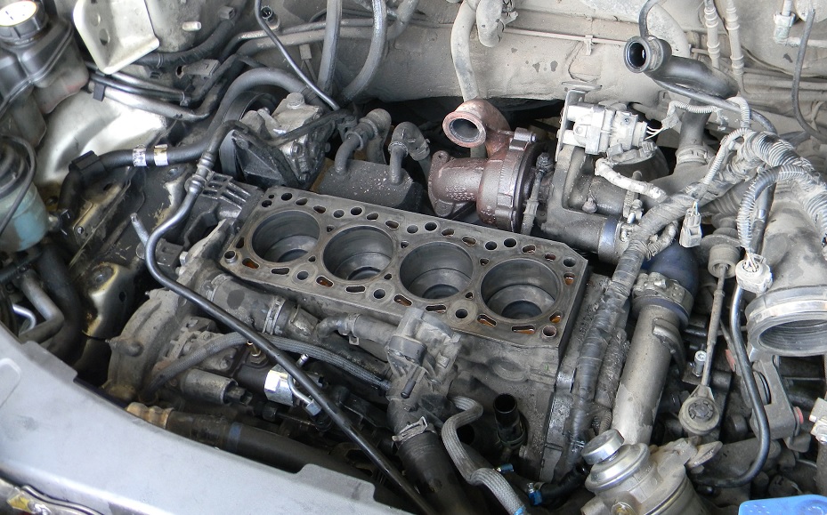 Замена прокладки ГБЦ Форд