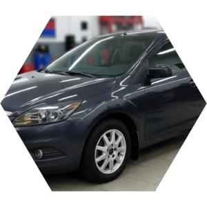 Форд Фокус в автотехцентре после замены ремня ГРМ