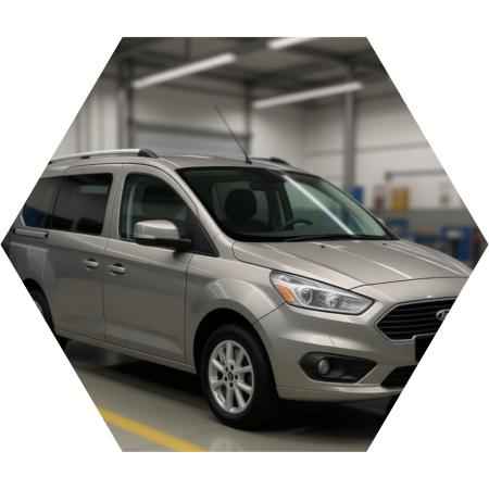 Форд Торнео Коннект после замены вентилятора печки в автотехцентре