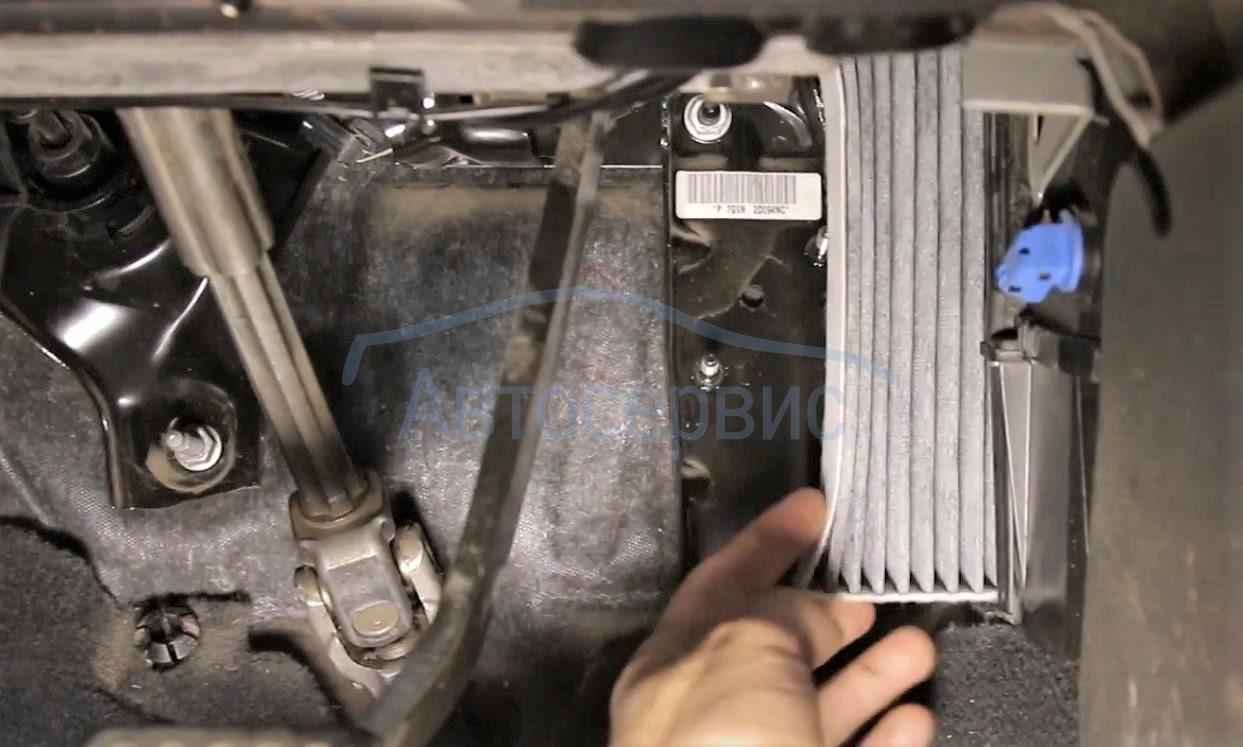 mondeo 5 замена салонного фильтра