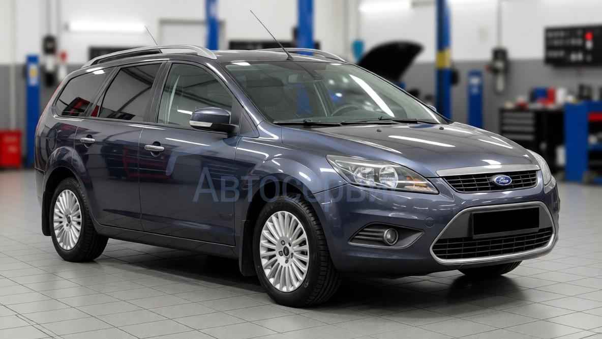 Ford Focus после ремонта двигателя в автомастерской