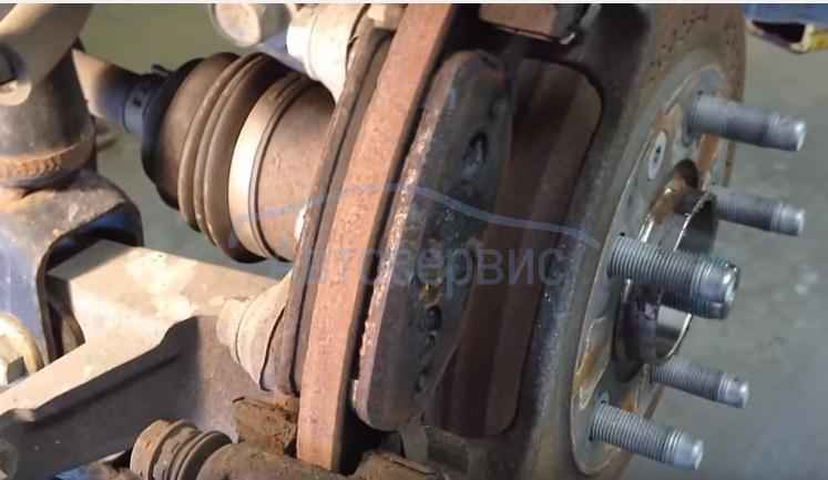 колодки в скобе